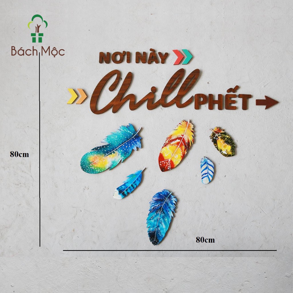 Set Decor Fomex Lông Chim BÁCH MỘC Nhiều Màu Sắc Trang Trí Nhà Cửa