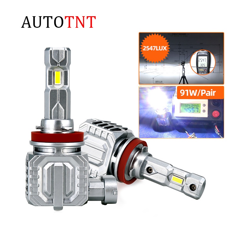 Đèn Pha Led Mini 90W 15000Lm H4 H11 H7 9005 HB3 9006 HB4 H8 12V 6500K M5P Cho Xe Hơi