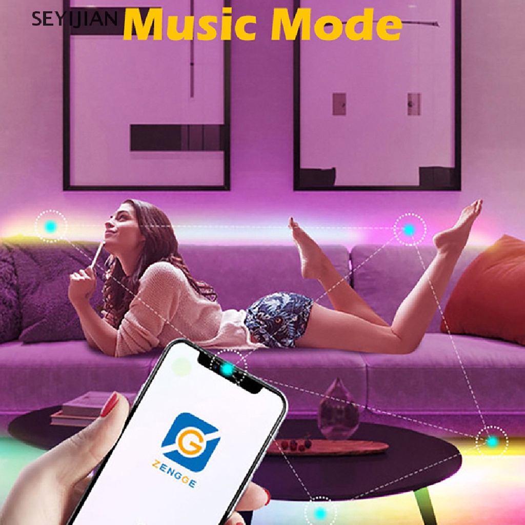 Bộ điều khiển dây đèn LED qua APP theo nhạc WS2811 WS2812 JAN
