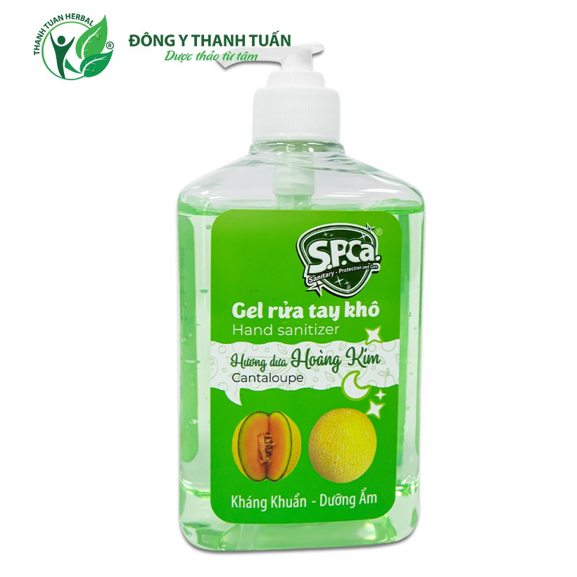 Gel Rửa Tay Khô SPCa Hương Trà Xanh, Hương Dưa Hoàng Kim 600ml Sạch Khuẩn 99,9% | BigBuy360 - bigbuy360.vn