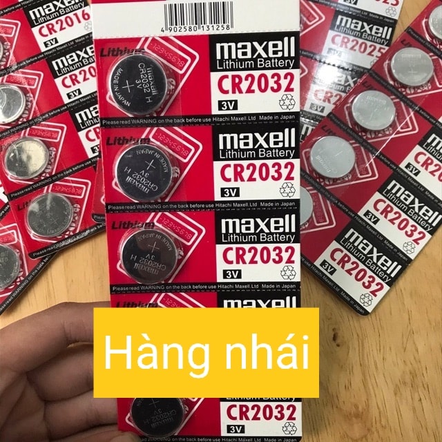 Pin CR2016 Chính Hãng Maxell Lithium 3v - Pin Remote Smartkey Ô tô Xe Máy Đồng Hồ Thiết Bị Các Loại