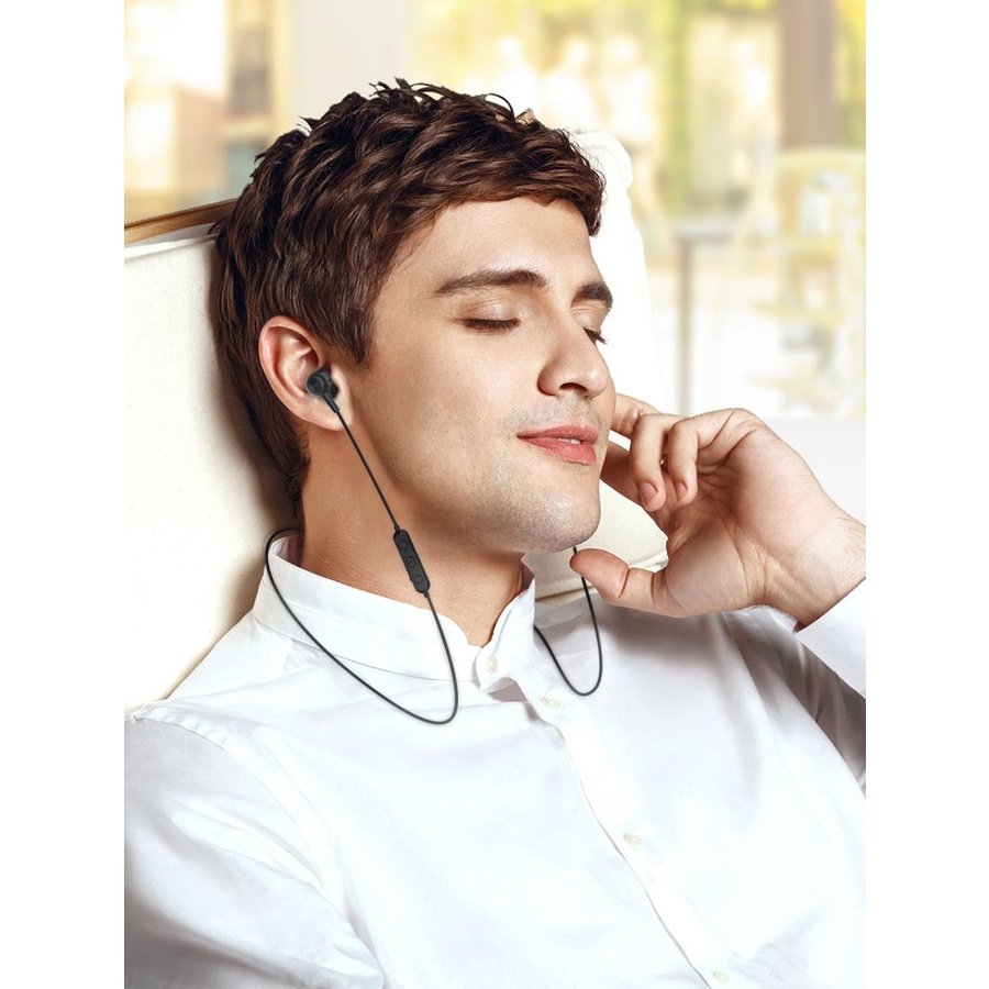 Tai nghe không dây Bluetooth Langsdom L17B, Tai nghe nhét tai thể thao, In-Ear, tai hít từ tính, có Mic