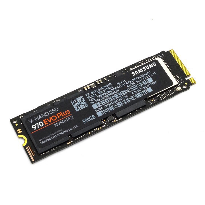 Ổ cứng SSD Samsung 970 EVO Plus PCIe NVMe M.2 2280 500GB