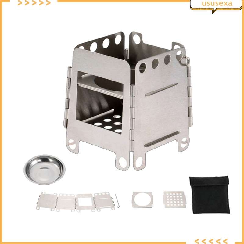 Lò Đốt Củi Bằng Thép Không Gỉ Tiện Dụng Cho Hoạt Động Ngoài Trời