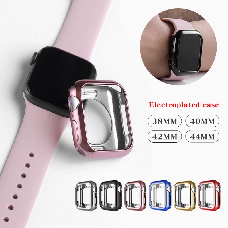 Ốp Bảo Vệ Bằng TPU Mềm Siêu Mỏng Trong Suốt Cho Apple Watch 7 6 SE 4 3 2 1 42MM 38MM iWatch 5 45MM 41MM 44MM 40MM