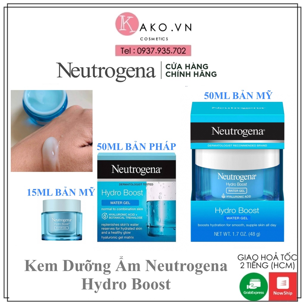 Kem Dưỡng Ẩm Neutrogena Hydro Boost Water Gel, 50g