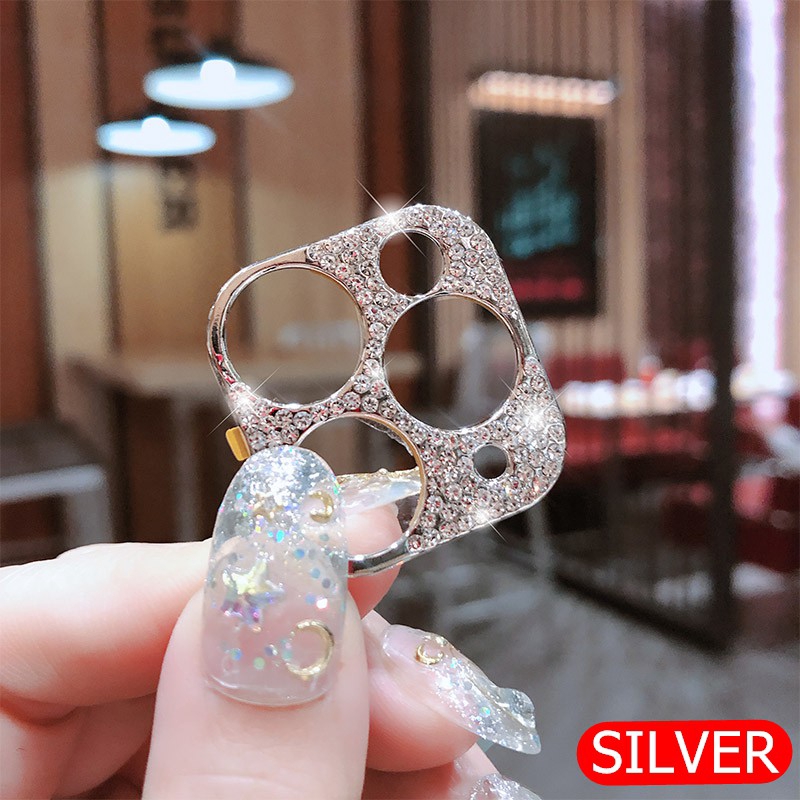 Ốp điện thoại bảo vệ camera đính đá cho Iphone 11 Pro Max 12 Pro Max 12 Mini Iphone 1