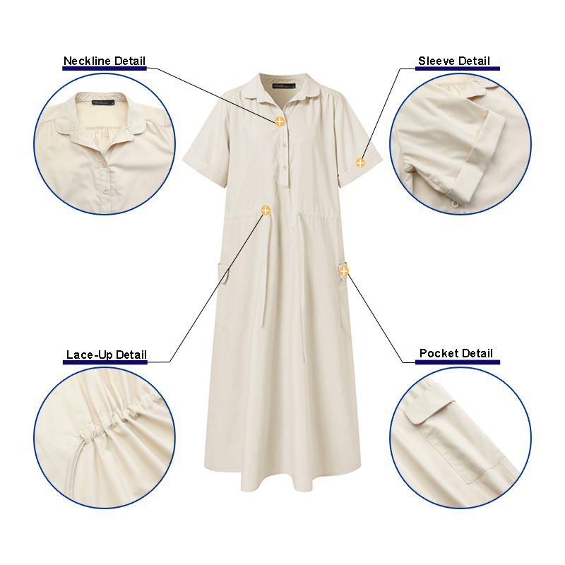 Đầm Maxi ZANZEA Cho Nữ Tay Ngắn Hợp Thời Trang | BigBuy360 - bigbuy360.vn