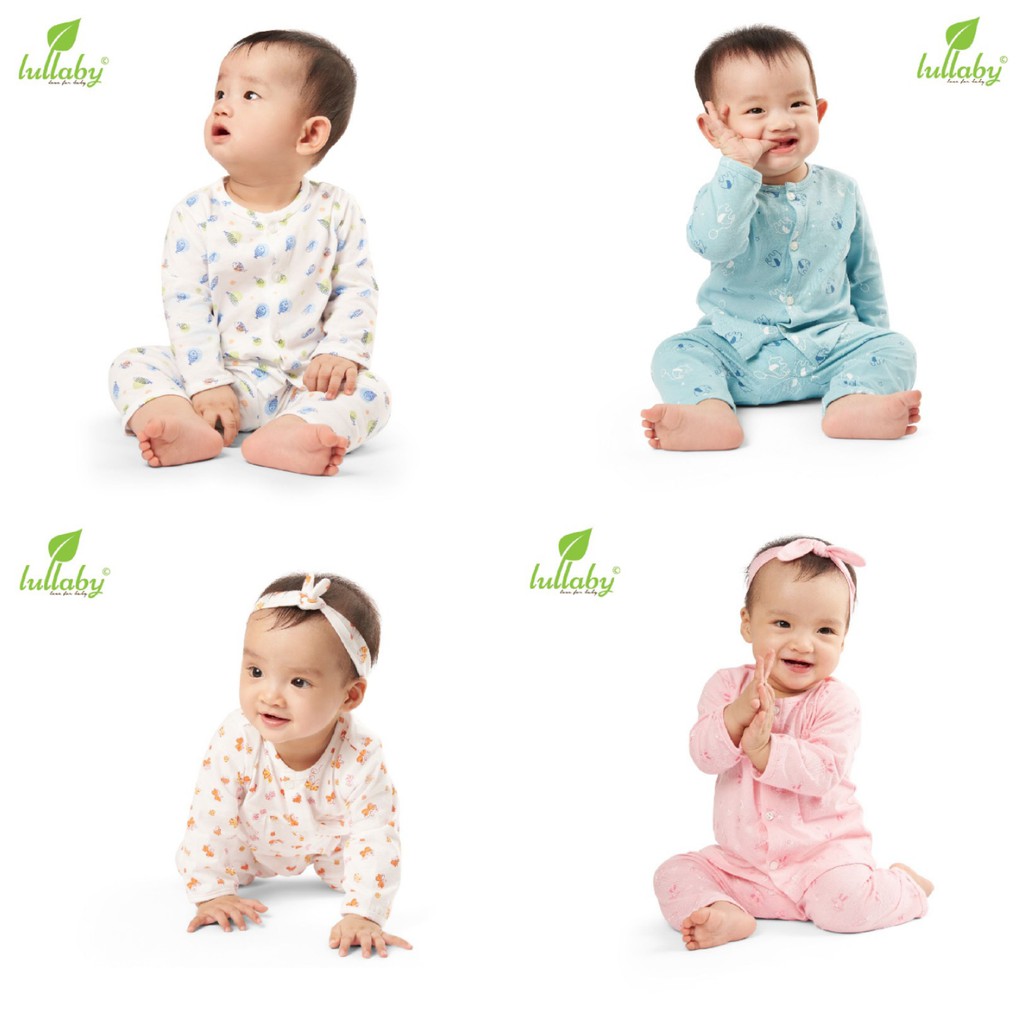 [FAFRINW05 giảm tối đa 30k đơn 150k][Sale] Bộ cài giữa Lullaby cotton mỏng họa tiết dễ thương NH47B-NH48B cho bé