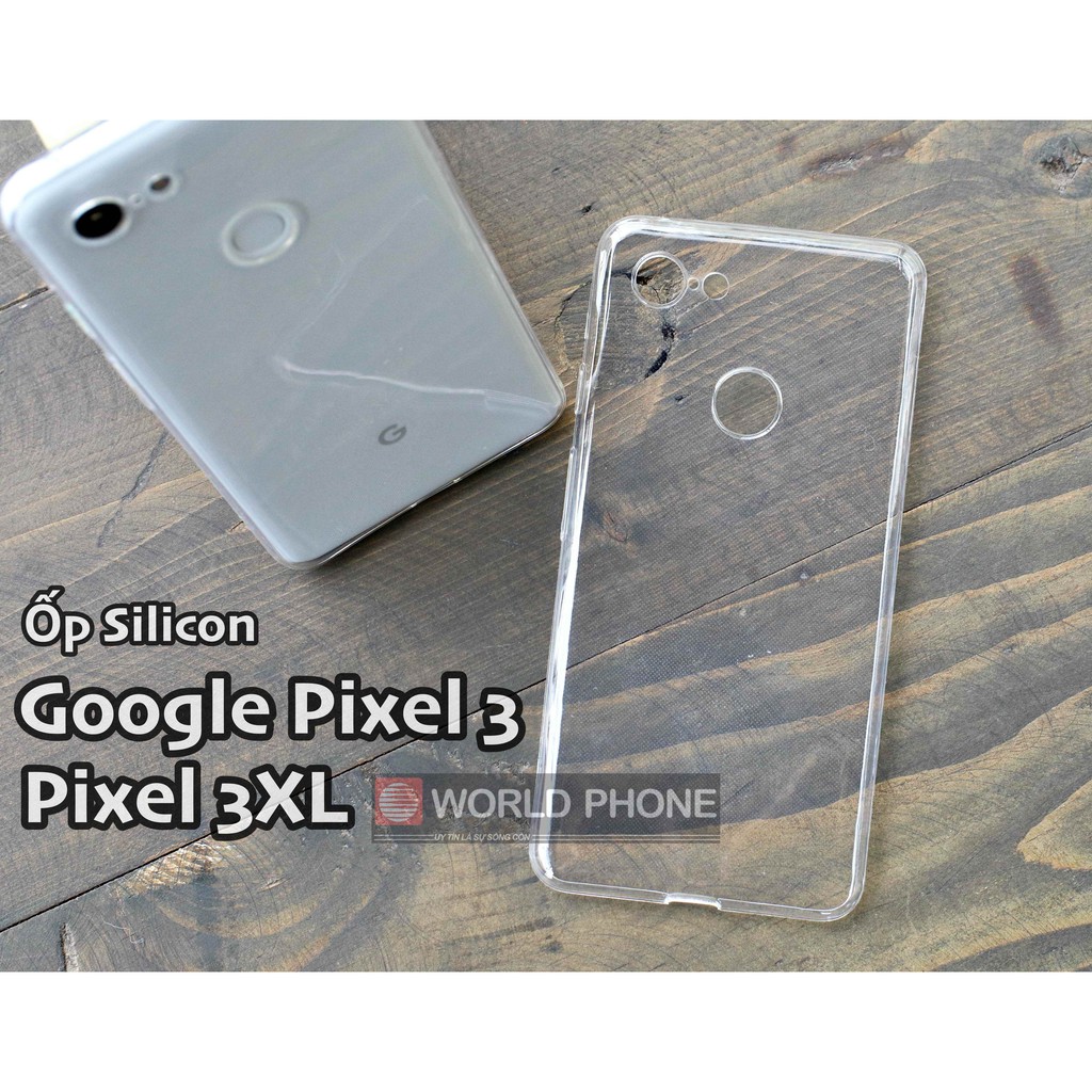 Ốp lưng Google Pixel 3/ Pixel 3 XL, Ốp trong dẻo , Silicon TPU GG pixel 3, Pixel 3XL