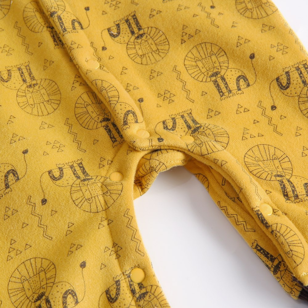 Áo Liền Quần Sanlutoz In Hình Động Vật Màu Vàng