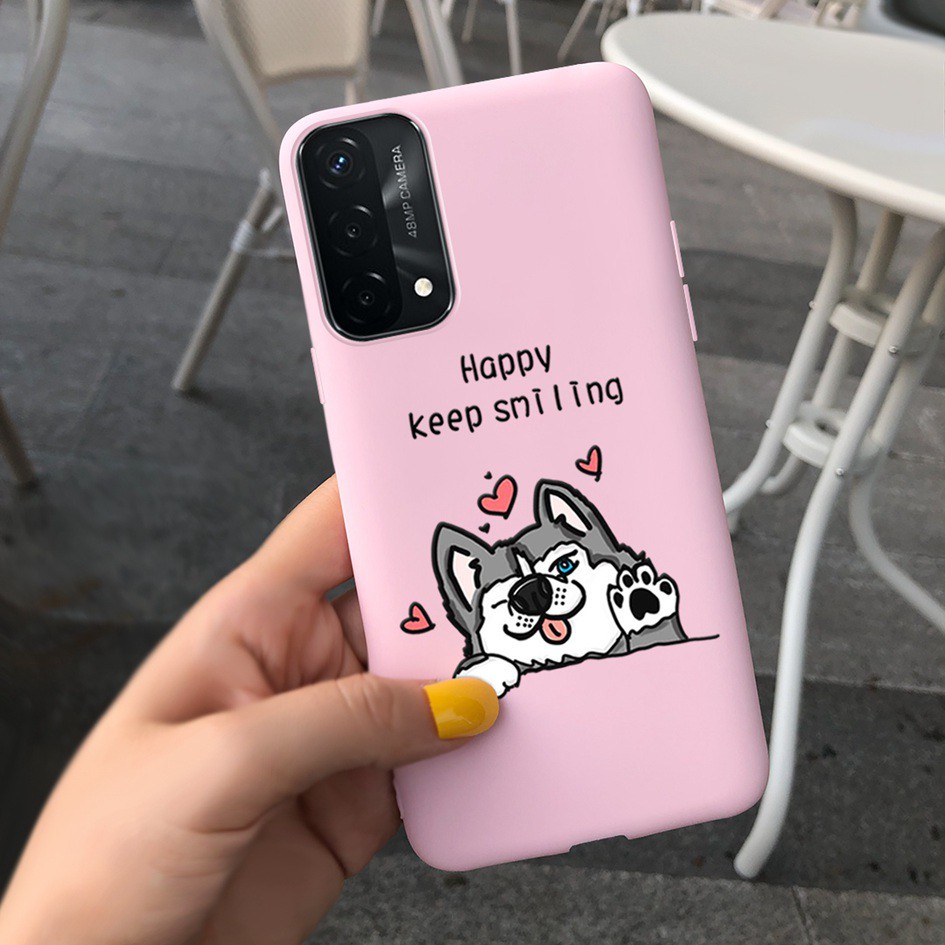 Ốp Điện Thoại Dẻo Họa Tiết Hoạt Hình Khủng Long Đáng Yêu Cho Oppo A74 4g 5g 2021 Opp