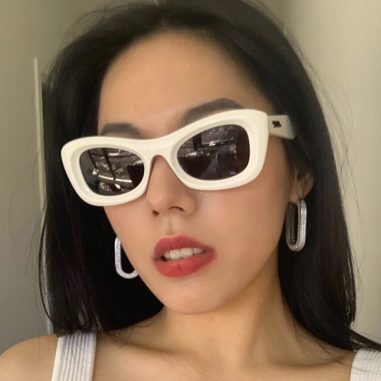 Kính Mát Gọng Hình oval Lớn Phong Cách hip hop Thời Trang Cho Nam Và Nữ