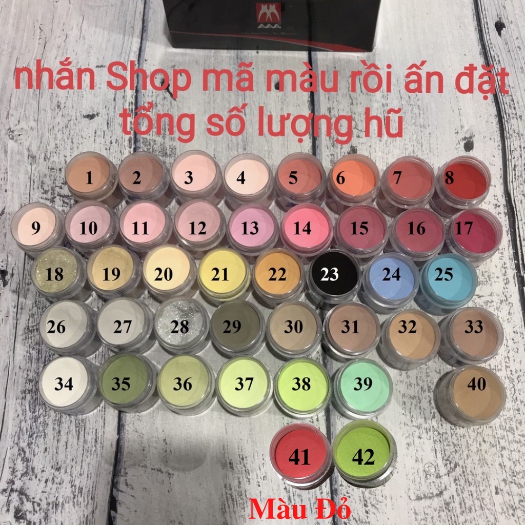 Hũ Bột Đắp Hoa Bột Xịn [ Nhắn Shop Mã Màu ]