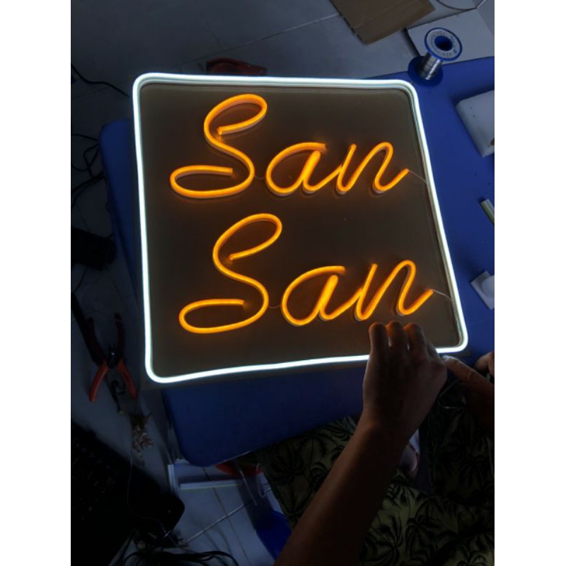 Đèn led neon trang trí mẫu logo cá nhân -Hiện đại -Cá tính ⭐ NHẬN THIẾT KẾ THEO YÊU CẦU CỦA KHÁCH HÀNG 😊😊😊😊