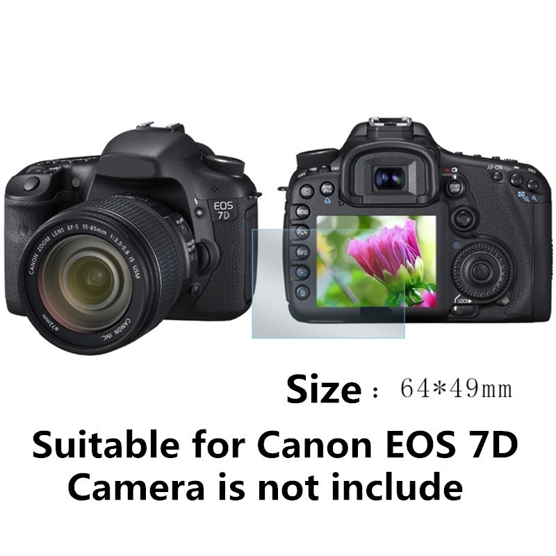 Kính Cường Lực HD Bảo Vệ Máy Ảnh Canon EOS 7D