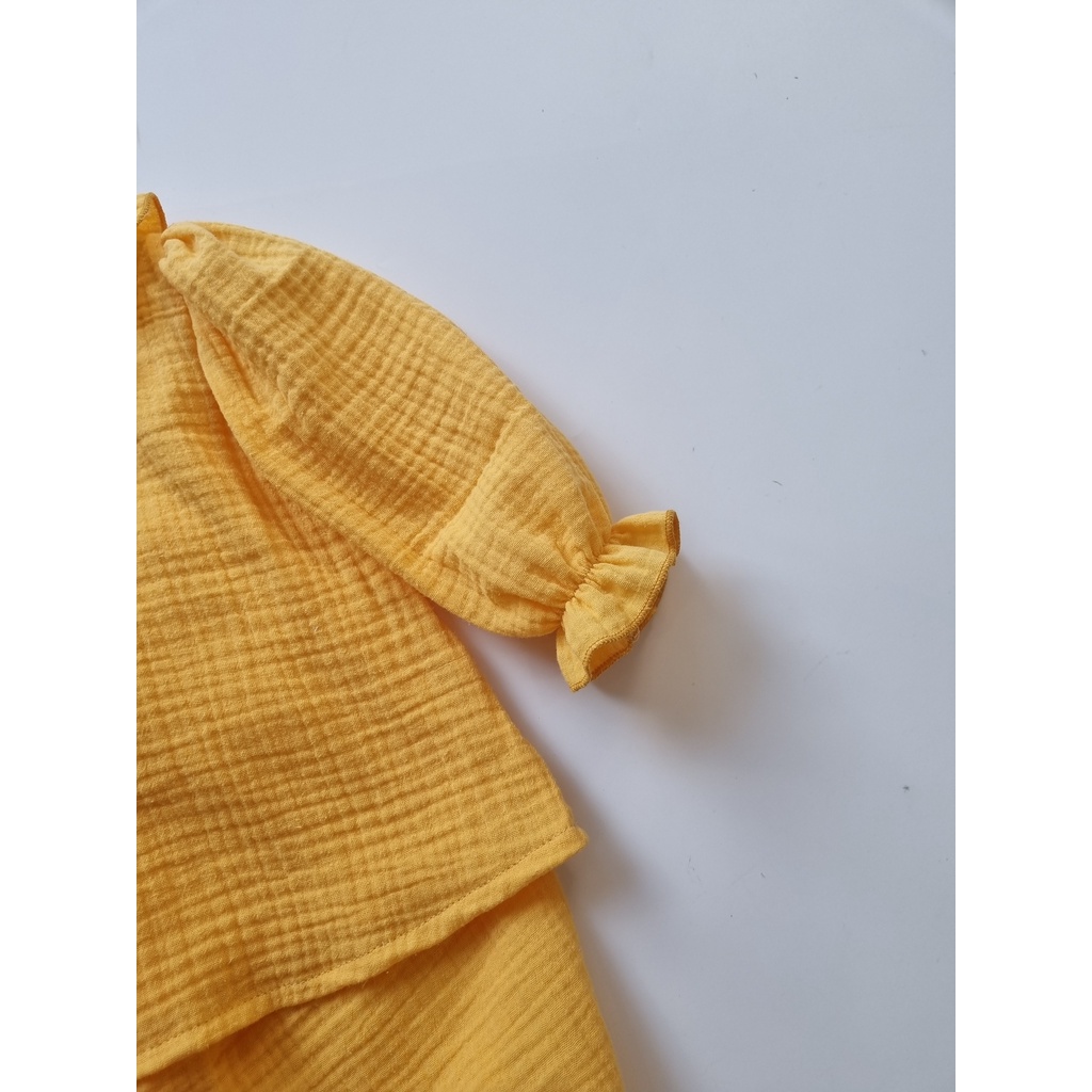 Đồ bộ cho bé gái thu đông tay dài từ sơ sinh tới 13kg