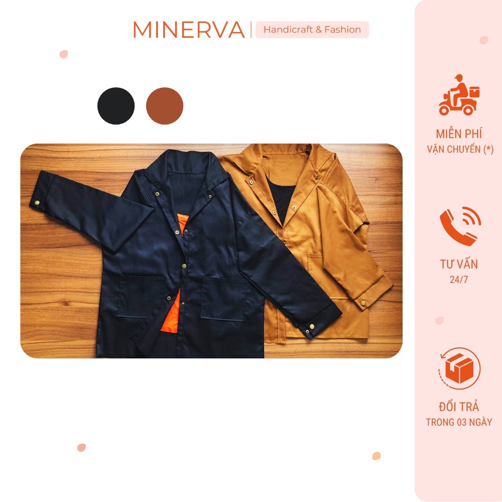 [FS50k] Áo khoác kaki nữ thu đông thời trang