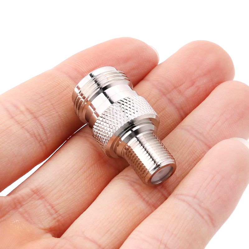 Bộ Chuyển Đổi Ăng Ten Đồng Trục Kết Nối RF Type F Đầu Cái Sang Đầu Cái Type N Đầu Cái