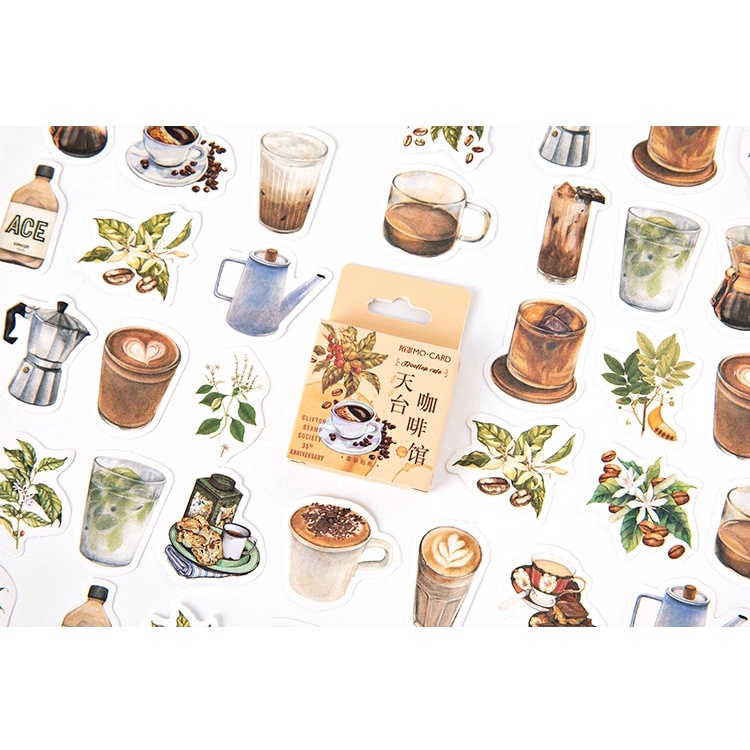 Set 46 Miếng Dán Hình Viên Đạn Trang Trí Sổ Tay/Nhật Ký DIY