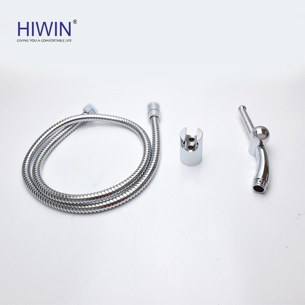 Bộ vòi xịt đa năng nhựa ABS mặt gương cao cấp Hiwin PJF-1701