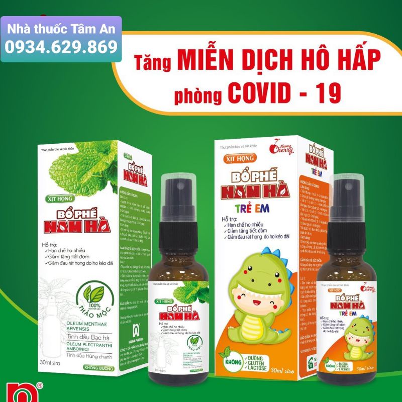 Xịt họng Nam Hà lọ 30ml
