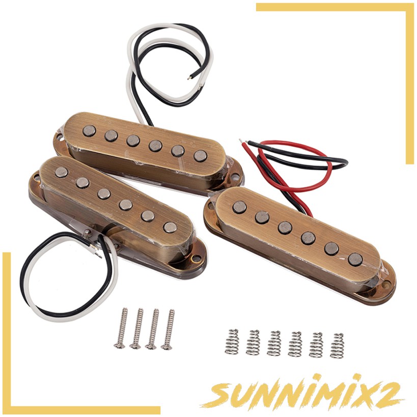 Bộ 3 Pickup Đơn Cho Đàn Guitar Điện Alnico 5 Pickup Sunnimix2