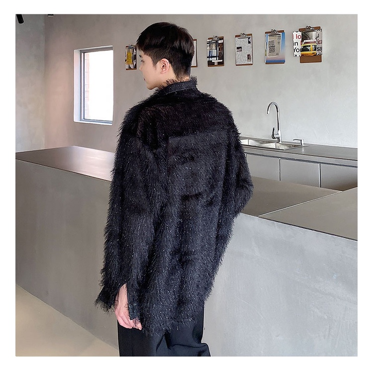 Áo Sơ Mi Tay Dài Phối Lưới Thoáng Khí Phong Cách Hàn Quốc Thời Trang Mùa Hè Cho Nam Và Nữ