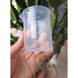 Ly đong 100ml ( có miệng rót ) / cốc đong định lượng có chia vạch / nhà bếp
