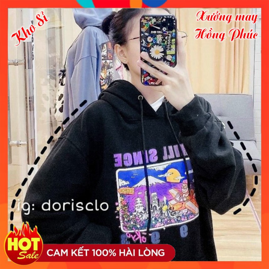 (Kho Sỉ) ÁO HOODIE - ÁO KHOÁC NỈ NGOẠI Form Dơi Tay Phồng Chill Since 1993 (HD2500 - Kèm Ảnh Thật)