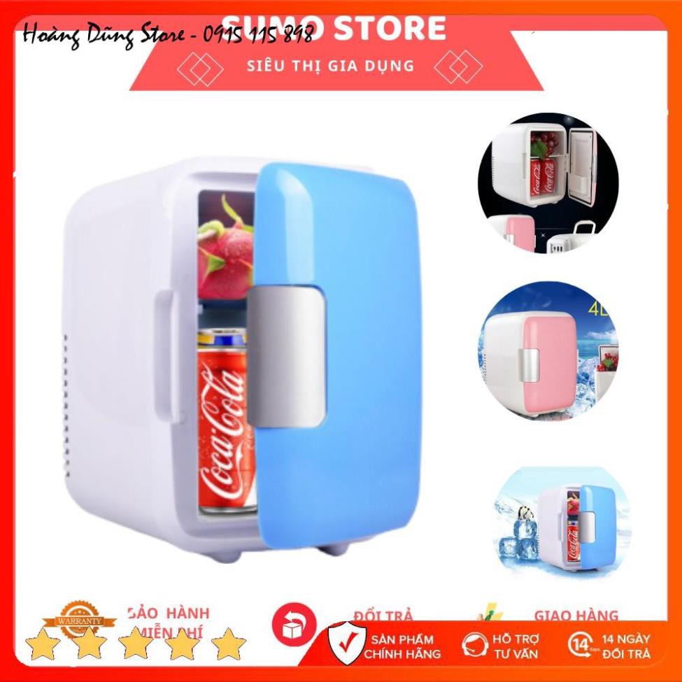 Tủ lạnh Mini 2 Chế Độ Nóng Lạnh 4 lít MarryCar MR-TL4L Cho Gia Đình và Ô Tô