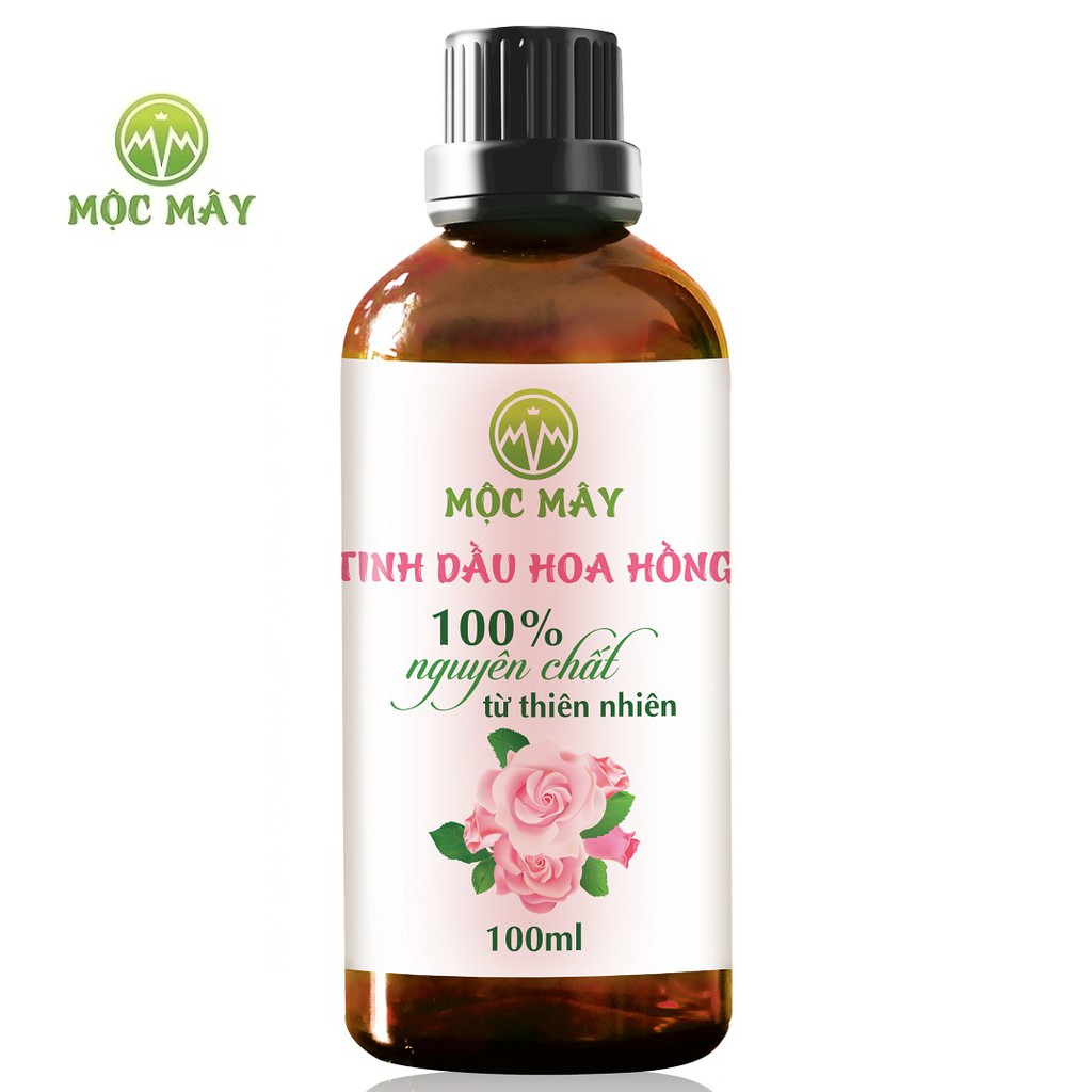 Tinh dầu hoa hồng 100ml Mộc Mây