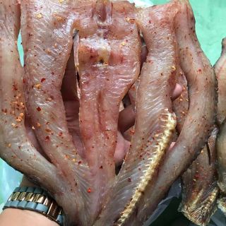 1kg khô cá lóc ngon, thịt dai, cá tươi sống, 3 nắng hoàn toàn tự nhiên