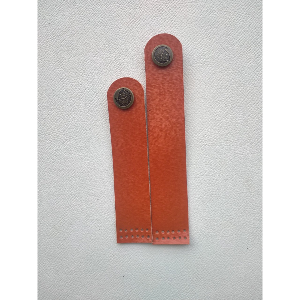 DÂY DA cài miệng túi xách handmade, khoá miệng túi cho sản phẩm thủ công