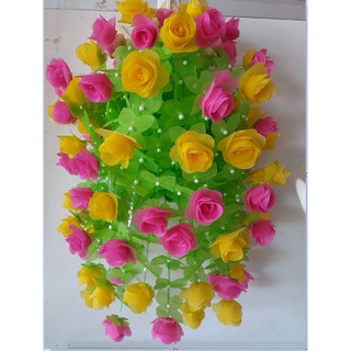hoa giấy lụa - HOA HỒNG LỤA 84 bông, 1 màu hay nhiều màu...0907519890