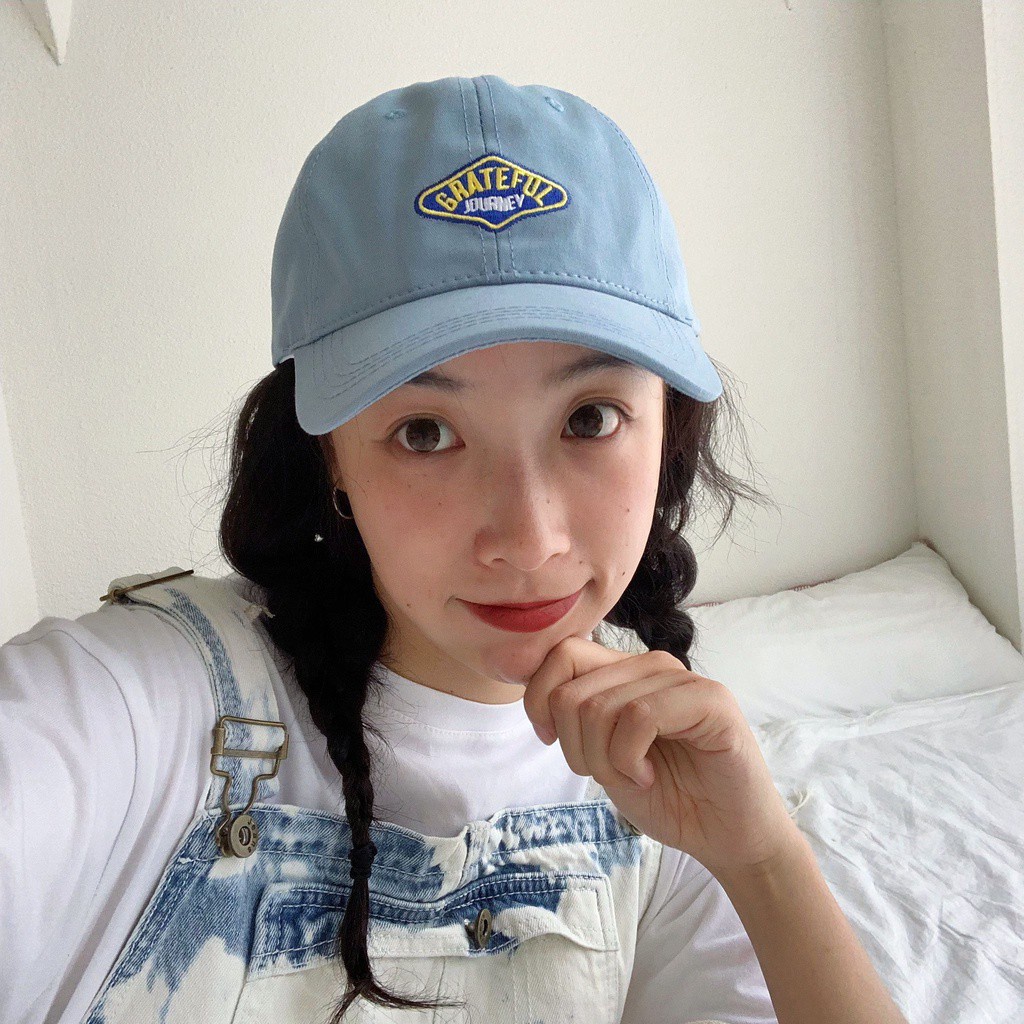 Mũ Lưỡi Trai Thêu Chữ Phong Cách Hip Hop Hàn Quốc Thời Trang Mùa Hè Cho Nam Và Nữ