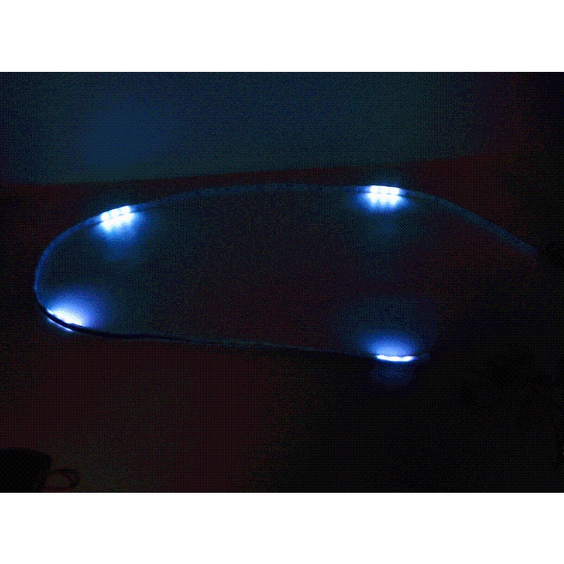Dải Đèn LED 150cm Ánh Sáng Trắng Dùng Để Trang Trí Mui Xe Ô Tô