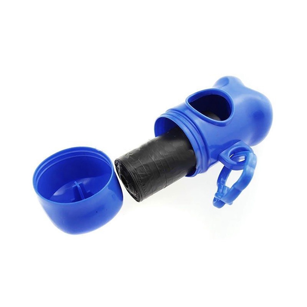 Hộp Đựng Túi Vệ Sinh Cho Chó Hình Khúc Xương Siêu Nhẹ Kèm Kẹp Nhựa Tiện Dụng