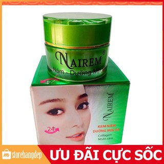 ⏩Kem nám - Dưỡng mịn da Nairem 12g (Xanh) [Hàng đẹp]