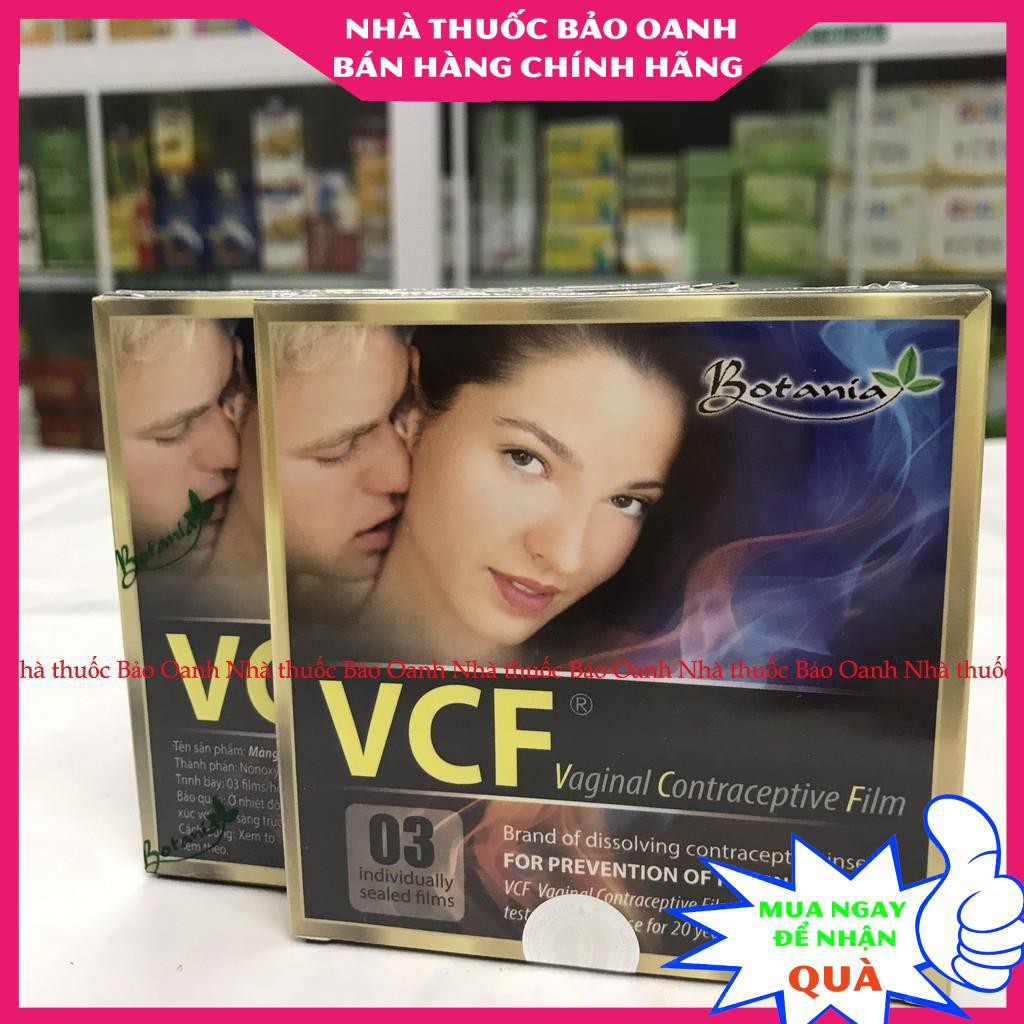 MÀNG FILM TRÁNH THAI  VCF hộp 3 cái