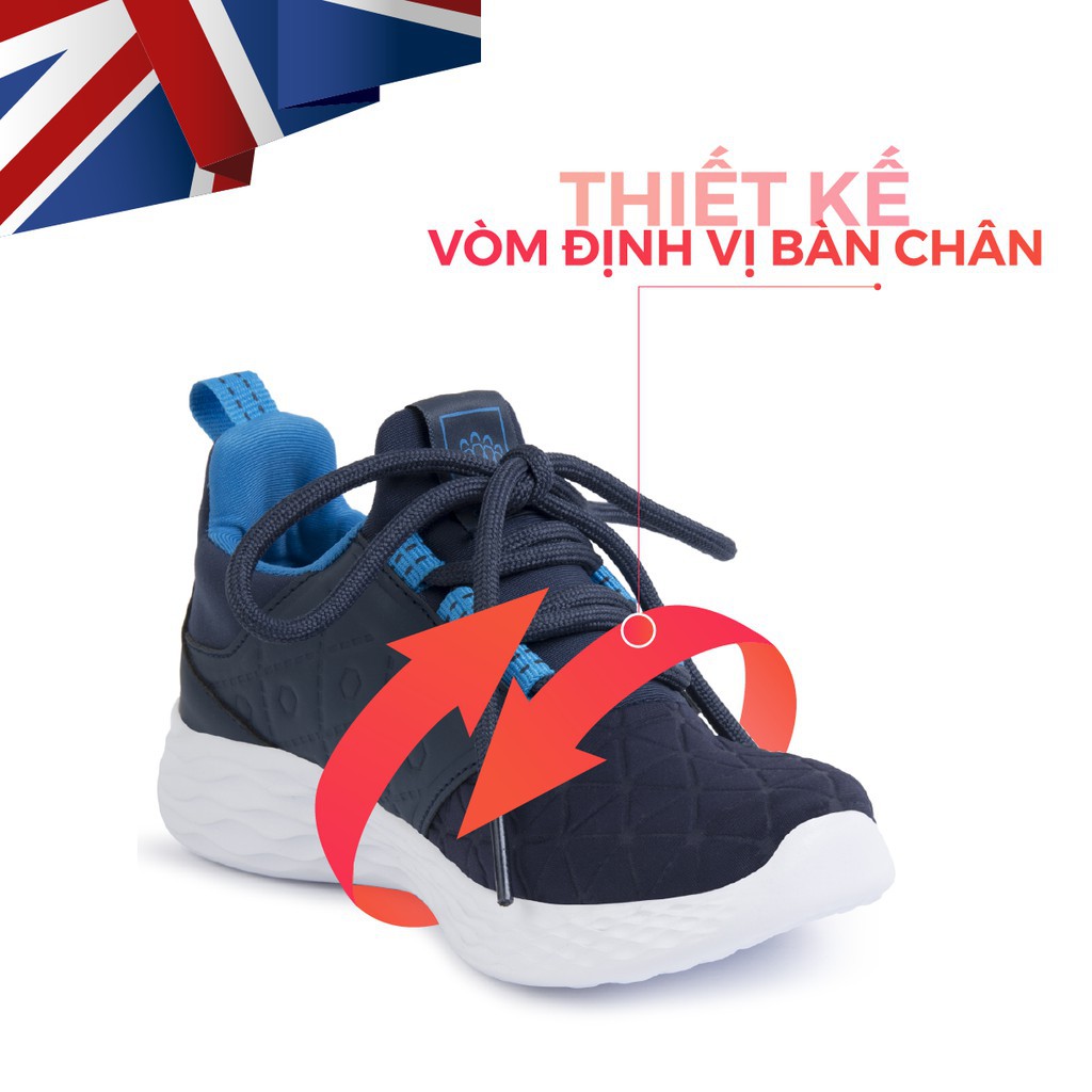 Giày Thể Thao Bé Trai Bé Gái Đi Học Siêu Nhẹ Êm Crown Space UK Sport Shoes CRUK8021 Trẻ em Cao Cấp Size 28-35/2-14 tuổi