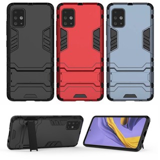 Ốp lưng Samsung Galaxy A31, A51, A71 chống sốc Iron man có chân dựng máy