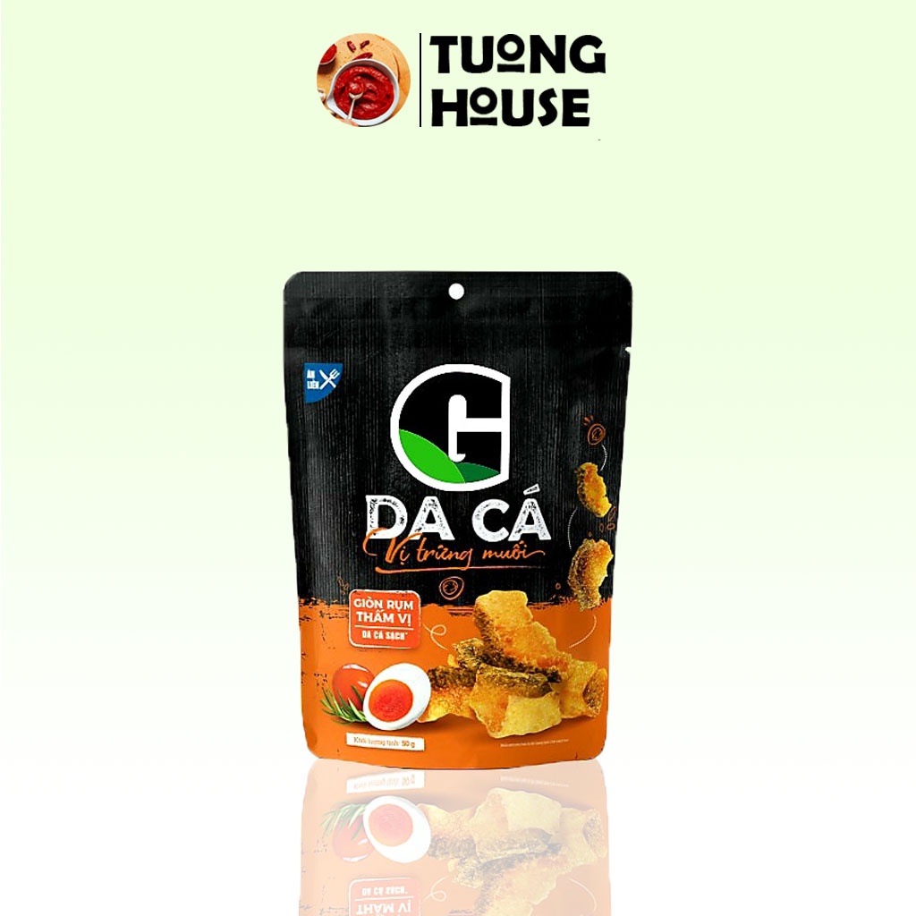 Da cá trứng muối G Kitchen bịch 25G