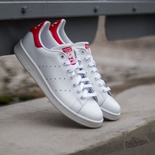 Giày Sneaker thời trang nam nữ Adidas Stan Smith red ( gót đỏ ) hàng siêu đẹp