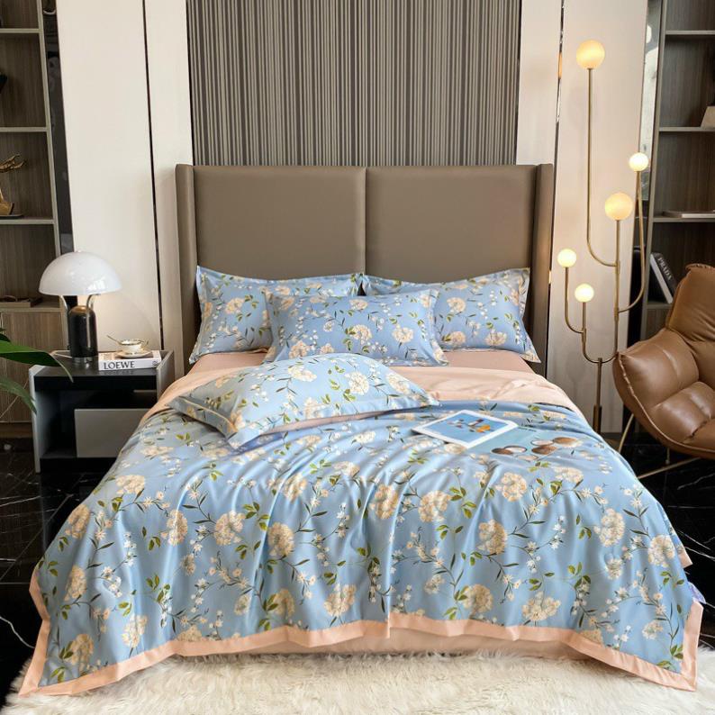 Chăn mền, chăn hè lụa tencel 3 lớp cao cấp, chăn mền lụa thái mềm mịn thoáng mát kích thước 2mx2m2
