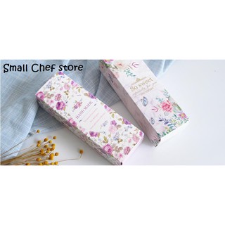 Set 2 hộp bánh kẹo Vintage HANDMADE/SO SWEET đựng socola 7 viên
