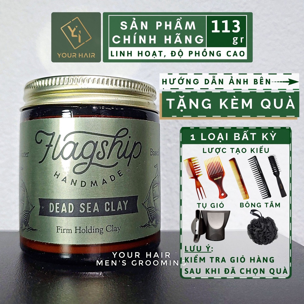 Sáp tạo kiểu Flagship Dead Sea Clay - 113g