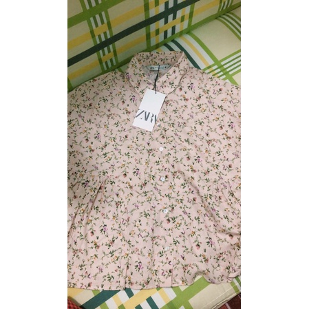 Áo hoa zara auth xs