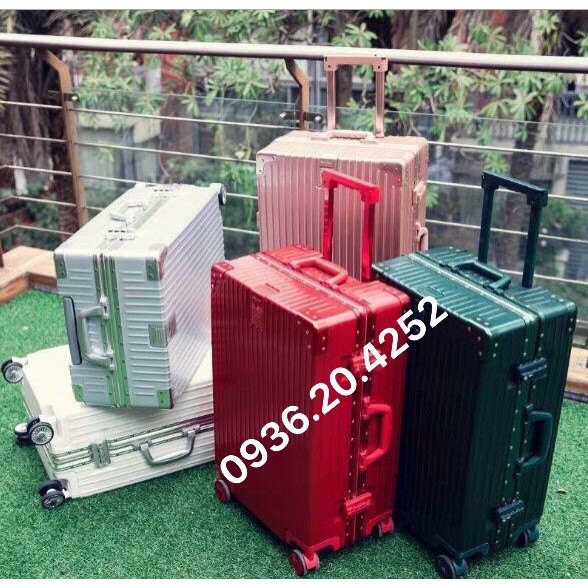 Vali kéo du lịch RIMOWA KHUNG NHÔM KHÓA SẬP_CHỐNG XƯỚC_TSA SIZE24