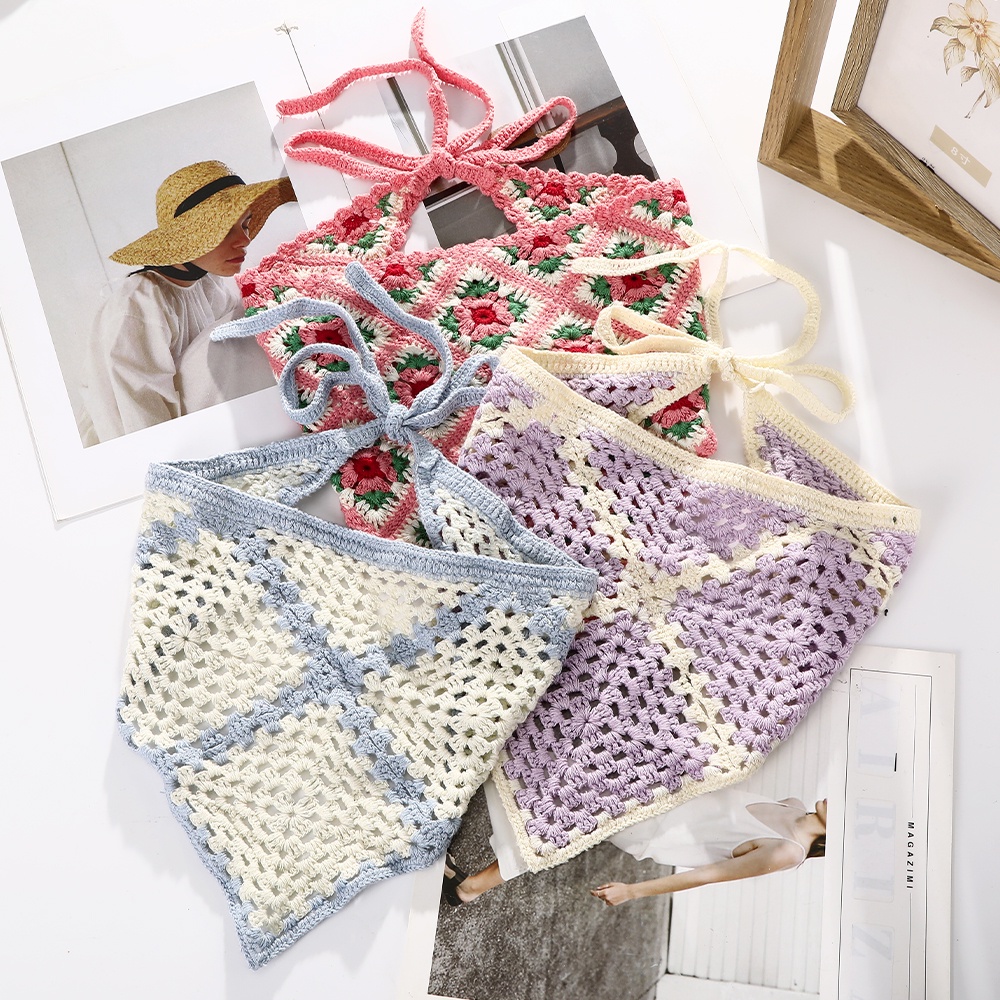 Băng đô Haimeikang kiểu tam giác thời trang boho tùy chọn màu sắc cho nữ